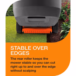 Flymo EasiStore 340R Electric Rotary Lawn Mower - 34 cm Cutting Width, 35 Litre Grass Box, Close Edge Cutting, Rear Roller, Central Height Adjust , - Additional view 10