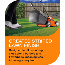 Flymo EasiStore 340R Electric Rotary Lawn Mower - 34 cm Cutting Width, 35 Litre Grass Box, Close Edge Cutting, Rear Roller, Central Height Adjust , - Additional view 7