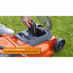 Flymo 970538501 lawn mower Push lawn mower Battery Grey, Orange - Additional view 5