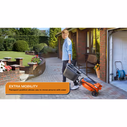 Flymo 970538301 lawn mower Push lawn mower Battery Grey, Orange - Additional view 4
