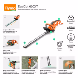 Flymo EasiCut 600XT Electric Hedge Trimmer