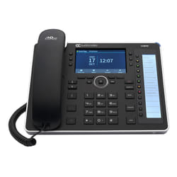 AudioCodes 445HD IP phone Black 8 lines LCD