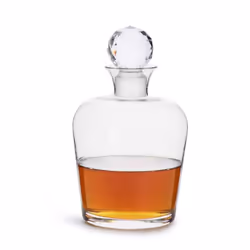 Sagaform Club Beverage Whiskey Carafe with Crystal Stopper  27-Ounce in Ready-to-Give Packaging