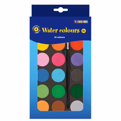PBX2470747 - * Playbox - Water Colour Palet te (18 colours w/ brush) 22 x