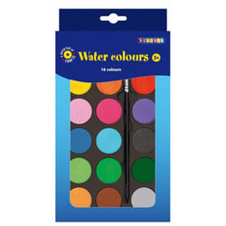 PBX2470747 - * Playbox - Water Colour Palet te (18 colours w/ brush) 22 x