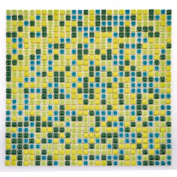 PBX2470804 - *Playbox - Porcelain Mosaic (G een Mix) - 10 x 10mm - 784 pcs