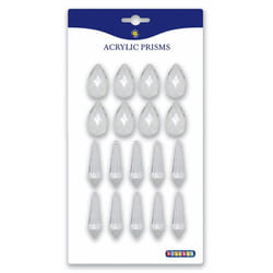 PBX2471178 - * Playbox - Acrylic Prisms - D iamonds, 18 pcs