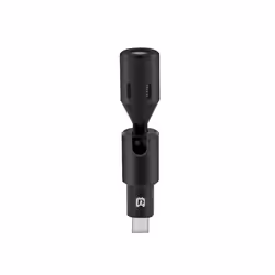 PULUZ USB-C / Type-C Jack Mobile Phone Omnidirectional Condenser Adjustable Microphone, Not for Samsung Series Phones(Black)
