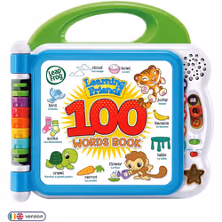 LeapFrog 601503 Learning Friends 100 Words Baby Book Educational and Interactive Bilingual Playbook Toy Toddler and Pre Schoo ...