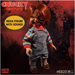 MEZCO ChildÂ´s Play 3 Designer Series Talking Pizza Face Chucky
