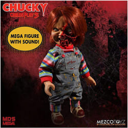MEZCO ChildÂ´s Play 3 Designer Series Talking Pizza Face Chucky