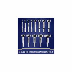 Marples Forstner Bit Set Wood Drill Bits Made of Carbon Steel Ideal for Fine Woodworking Cabinetmaking and more 14 Pieces 1966893