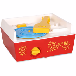 Fisher-Price Classics 1697 Music Box Record Player, Baby Musical Toy, Baby Interactive Toy with 10 Songs, Classic Toy with Re ...