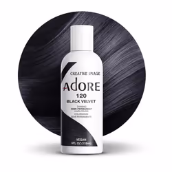 Adore Shining Semi Permanent Hair Colour 120 Black Velvet