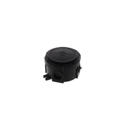WISKA CIRCULAR COMBI 304 JUNCTION BOX - BLACK