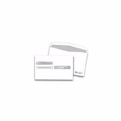 W2 Tax Envelopes  For 4-Up Style W-2 Tax Forms 25 pack Security Double Window W2 Envelopes