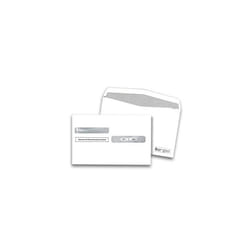 W2 Tax Envelopes  For 4-Up Style W-2 Tax Forms 25 pack Security Double Window W2 Envelopes