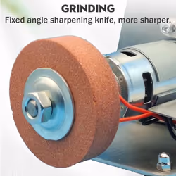 220V Mini Electric Belt Sander DIY Polishing Grinding Machine Cutter Edges Sharpener Multifunctional Grinder 10PCS Belt