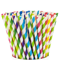 Paper Straws [Pack of 200] 100% Biodegradable