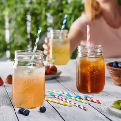 Paper Straws [Pack of 200] 100% Biodegradable