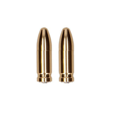 Magnetic Nipple Clamps - Diamond Bullet - Gold