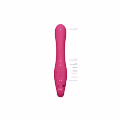 Vive Suki Triple Action Strapless Strap-On Vibrator Pink
