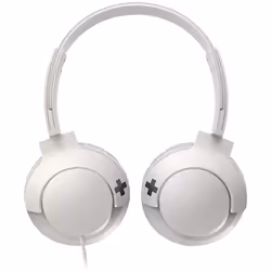 Philips SHL3075WT BASS+ On-Ear Headphones with Mic - White