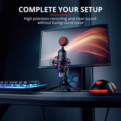 Trust GXT 244 Buzz USB Streaming Microphone Warm, Rich And Clear Audio