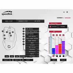 Speedlink VADES Gaming Mouse Illuminated USB Gaming Mouse