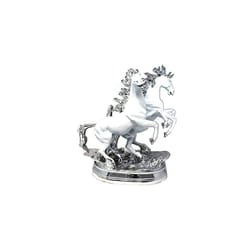 Twin Dual Large China Horse Statue Figurine For Home Decoration