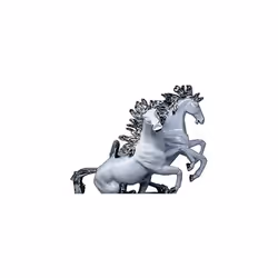 Twin Dual Large China Horse Statue Figurine For Home Decoration