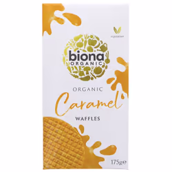 Biona Caramel Syrup Waffles 175g ( pack of 12 )