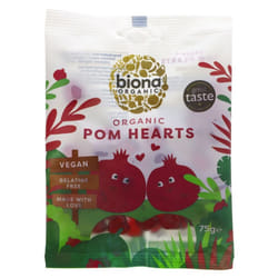Biona Pomegranate Heart Sweets - organic -75g ( pack of 10 )