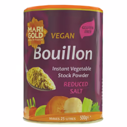 Marigold Bouillon Powder - Reduced Salt 500g ( pack of 6 )