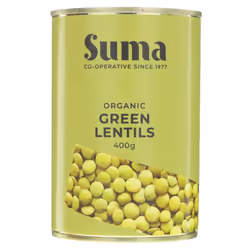 Suma Green Lentils - organic 400g ( pack of 12 )