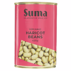 Suma Haricot Beans - organic 400g ( Pack of 12 )