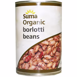 Suma | Borlotti Beans - Organic | 12 x 400G