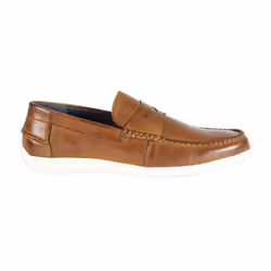 Front Hamilton Men's Leather Comfort Formal Dress Slip On Casual Loafer Shoes - UK Size 11