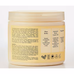 Shea Moisture Jamaican Black Castor Oil Strengthen & Restore Leave-In Conditioner, with Shea Butter, Peppermint & Apple Cider Vinegar 431 ml