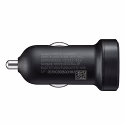 Samsung Black In Car Adaptive Fast Charger Head Plug and Micro USB Cable - Samsung Plug Head EP-LN930 Black