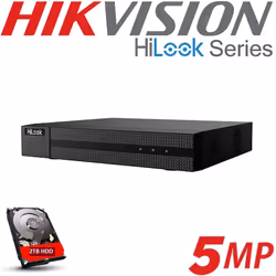 Hikvision CCTV 4K 5MP Night Vision DVR Home Security System Kit(2TB)