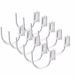 Mytee Products (10 Pack) J Hooks for E-Track Round 4.5"" Wide Enclosed