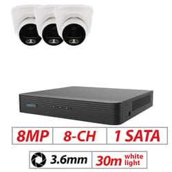 8MP CCTV System 8CH 4K NVR IP POE 8MP Outdoor - 3, 1TB