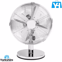 2 in 1 Cooling Clip & Pedestal Desk Oscillating Fan 3 Speed Home office 12 inch