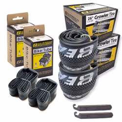 26"" Tire Repair Kit with or without Tubes (Silver Logo 2 Pack with T
