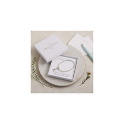 ANGEL & DOVE Pewter Acorn 'Strength' Bracelet - Sympathy Gift, Memorial Jewellery with Gift Bag & Card