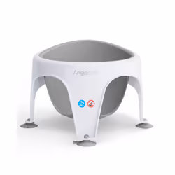 NEW Angelcare soft touch baby bath seat support 0-6months grey splash soft play