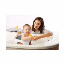 NEW Angelcare soft touch baby bath seat support 0-6months grey splash soft play