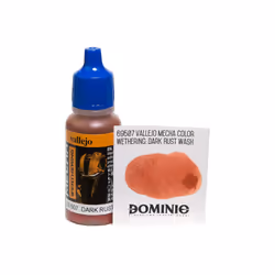 Vallejo Dark Rust Wash 17ml Painting Accessories