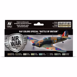 Vallejo "RAF & FAA Special Battle of Britain WWII" Model Air Colouring Kit